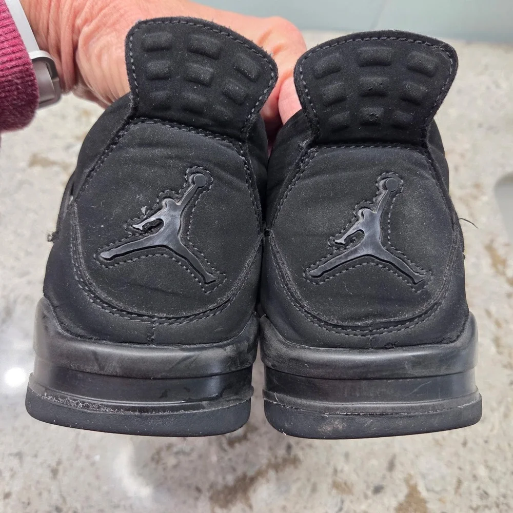 Air Jordan 4 Retro‎ Black Cat CU1110-010 Mens Sneakers Size 13 Shoes Authentic